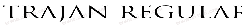 Trajan Regular字体转换
